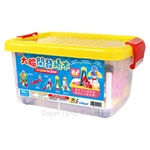【台灣製】大腦開發(井字)積木-桶裝135pcs KIDMATE