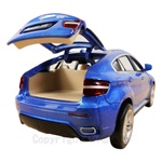 1:32授權聲光合金車(10)BMW X6藍