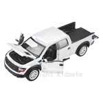 1:34授權聲光合金車(52)FORD F-150 SVT Raptor白