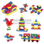 【台灣製】FY-713桶裝積木80pcs《大顆粒》