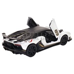 1:32授權聲光合金車(62)Lamborghini Aventador SVJ白