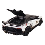 1:32授權聲光合金車(62)Lamborghini Aventador SVJ白