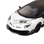 1:32授權聲光合金車(62)Lamborghini Aventador SVJ白
