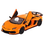 1:32授權聲光合金車(63)Lamborghini Aventador SVJ橘