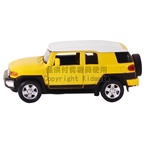 1:32授權聲光合金車(36)Toyota FJ Cruiser黃