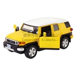 1:32授權聲光合金車(36)Toyota FJ Cruiser黃