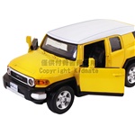 1:32授權聲光合金車(36)Toyota FJ Cruiser黃