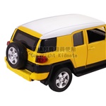 1:32授權聲光合金車(36)Toyota FJ Cruiser黃