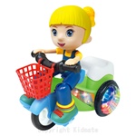 晶彩三輪車女孩