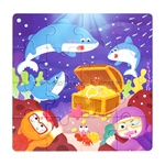 磁性拼圖書-三階海洋冒險