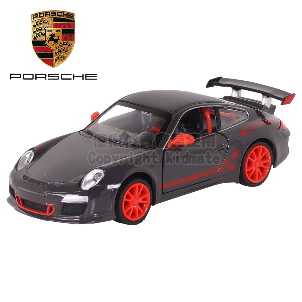 1:32授權聲光合金車(31)Porsche 911 GT3 RS (997)深灰