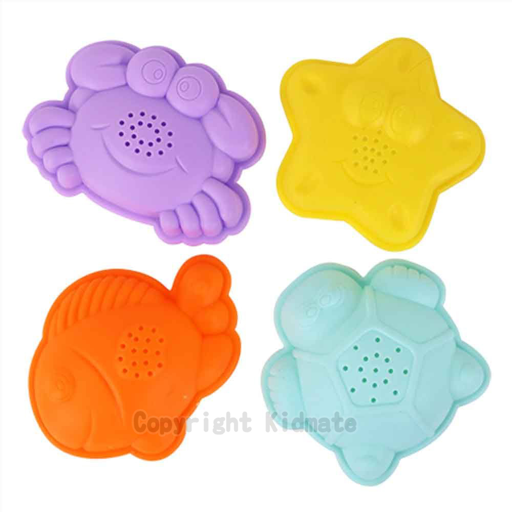 軟質漏水沙模4入組(混色)