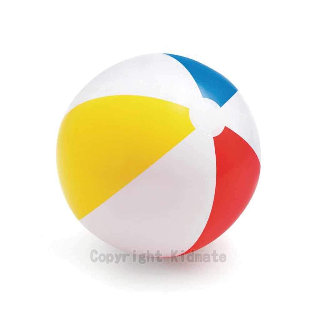INTEX 經典四色沙灘球(直徑51cm)