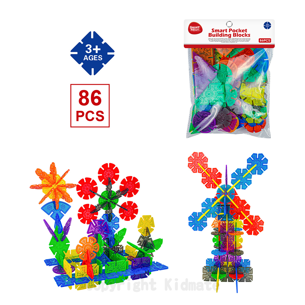 袋裝13合1雪花片86pcs