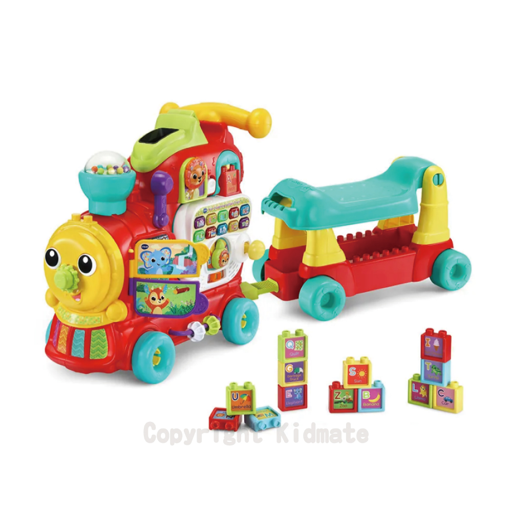 Vtech 4合1智慧積木學習車-紅