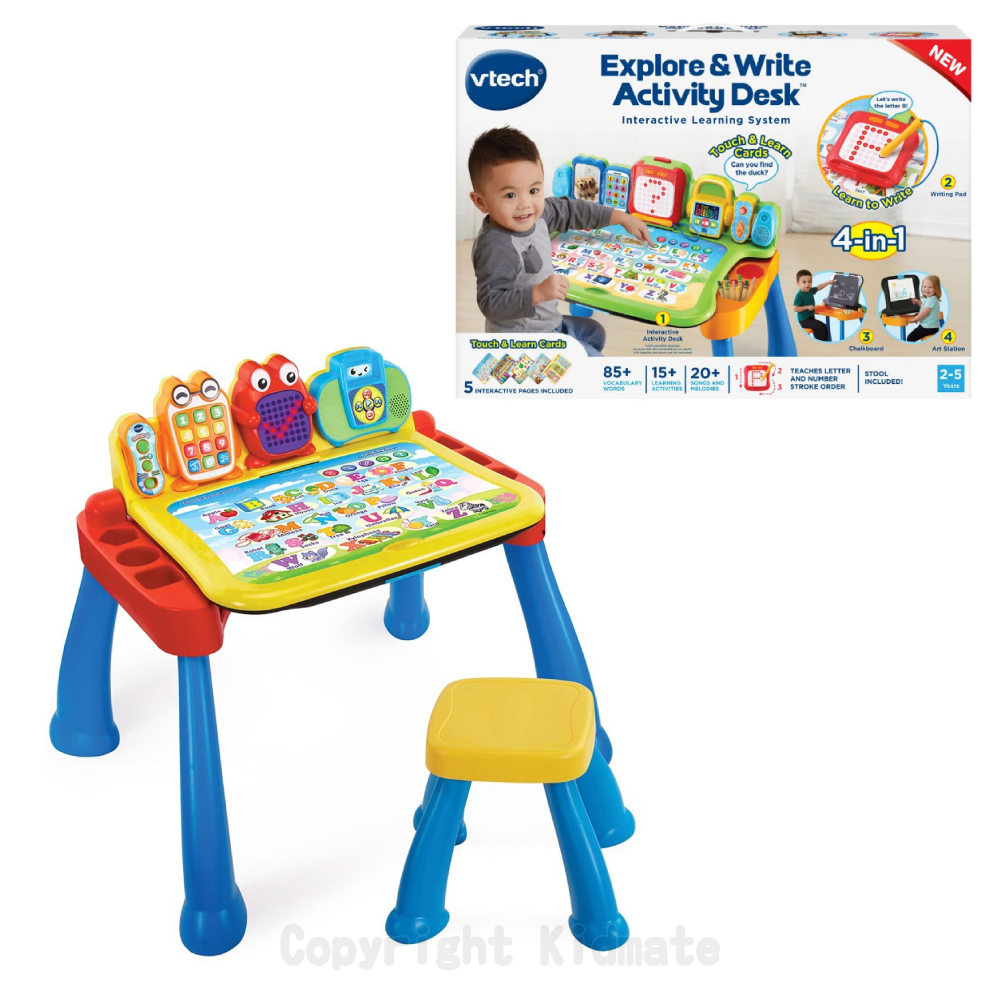 Vtech 4合1多功能互動學習點讀寫桌椅組