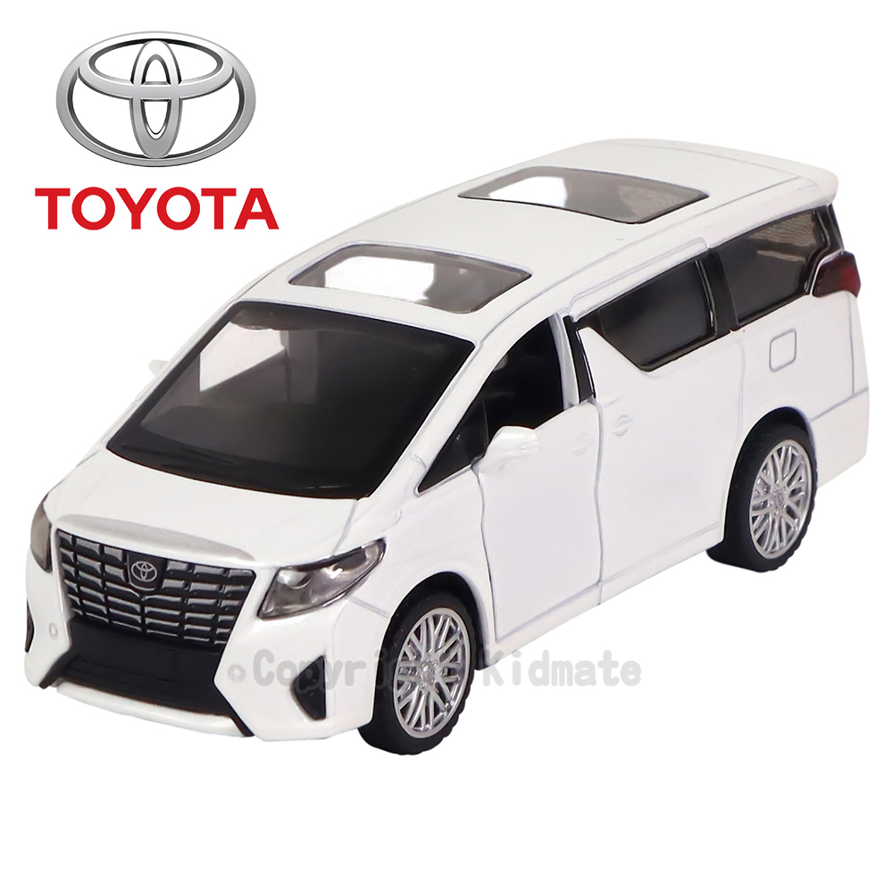 1:42授權合金車(71)Toyota Alphard白