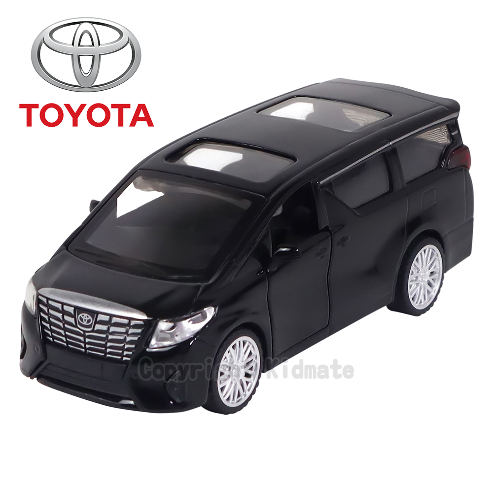 1:42授權合金車(71)Toyota Alphard黑
