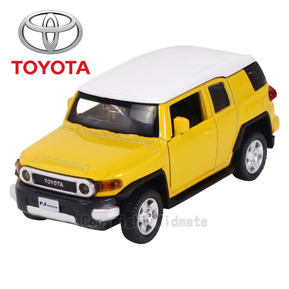 1:43授權合金車(53)Toyota FJ Cruiser黃