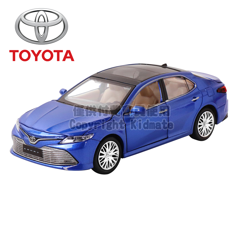 1:34授權聲光合金車(58)Toyota Camry藍