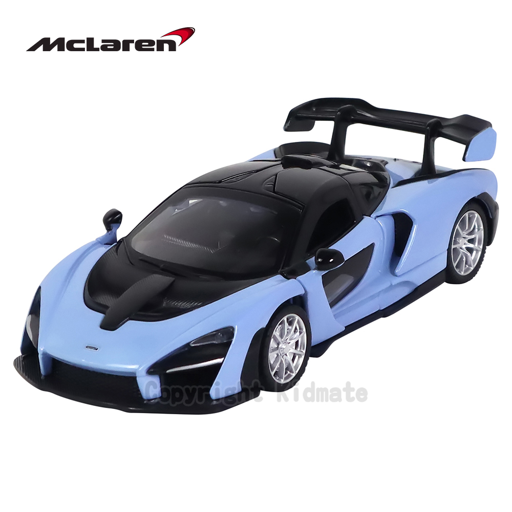 1:32授權聲光合金車(61)Mclaren Senna藍