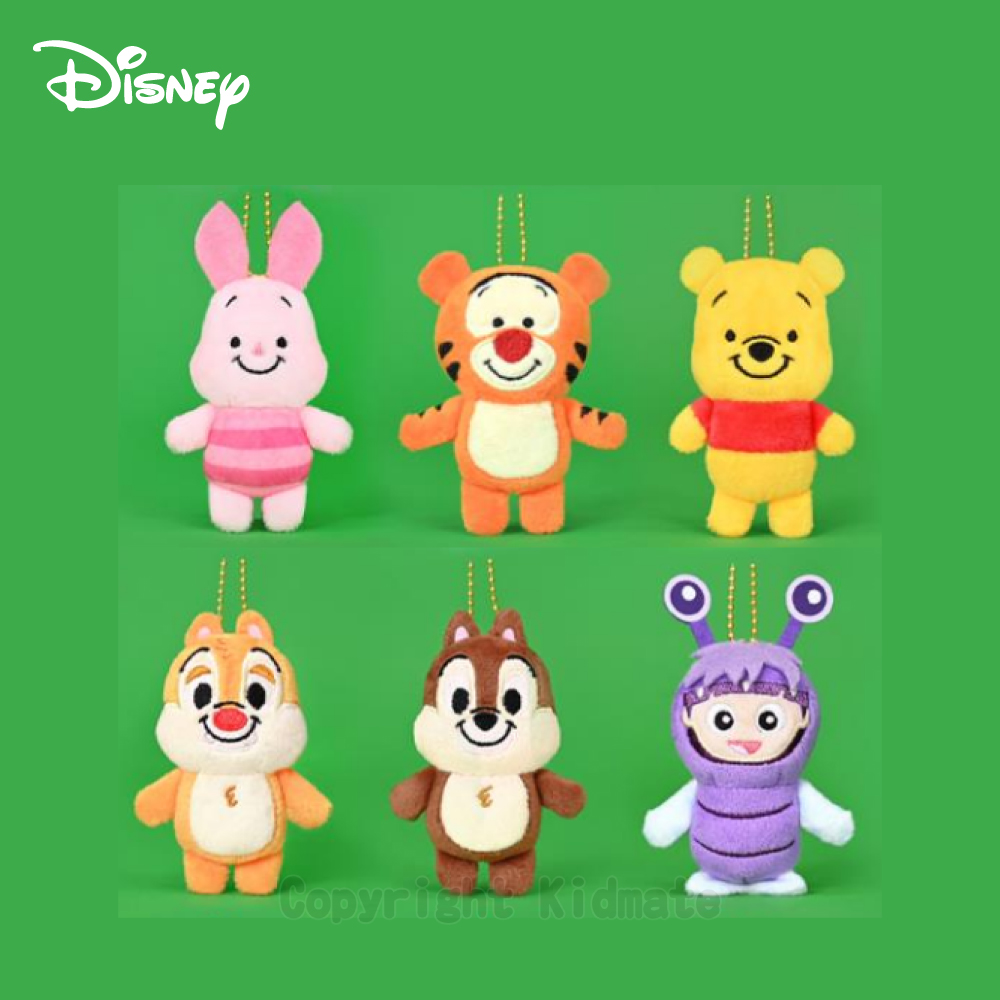 3吋迪士尼維尼系列小吊飾6入組
